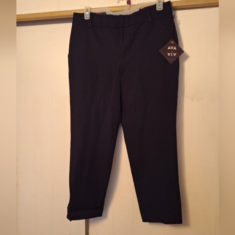 Ava&Viv Ankle Business Casual Pants size 14W
